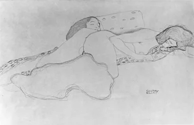 Two Women Asleep